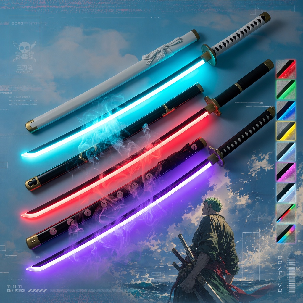 Cosplay Prop Katana - 40 inch One Piece Roronoa Zoro