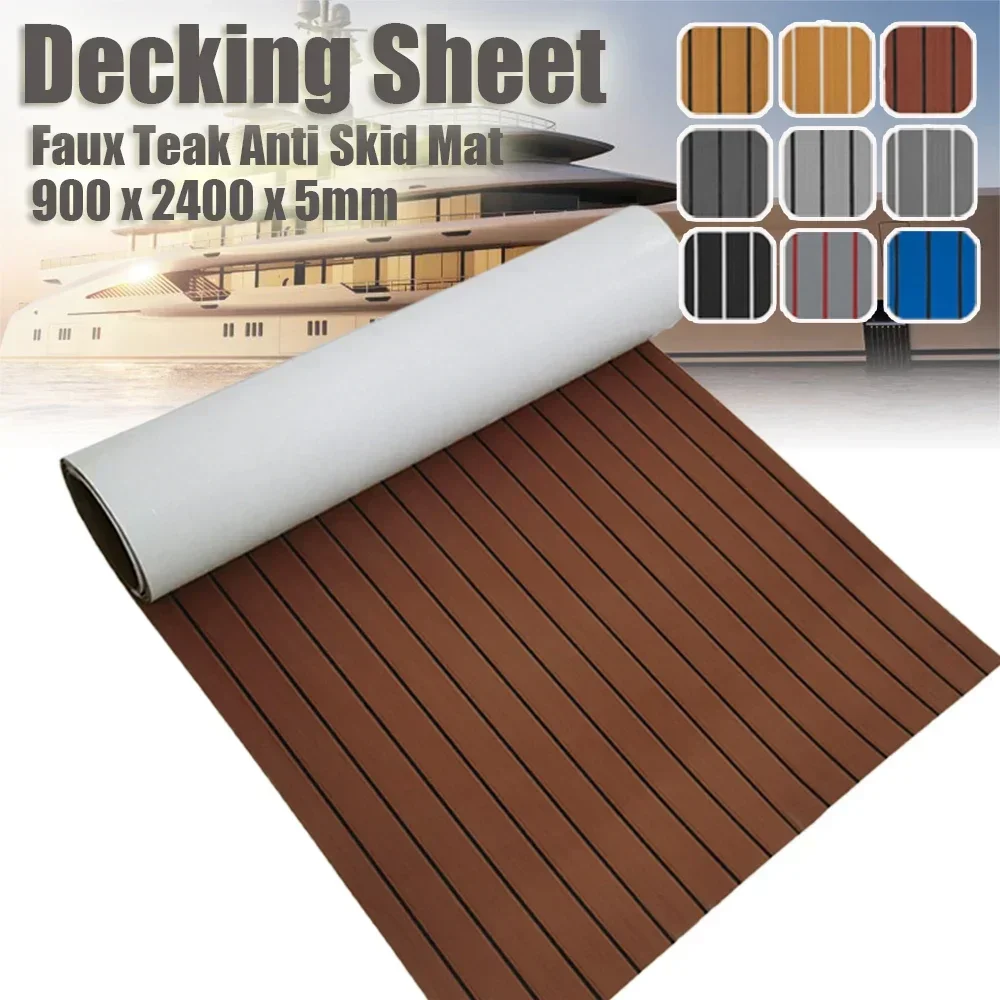 Eva Foam Sheet - 900x2400x5mm EVA Foam Faux Teak Vloeren