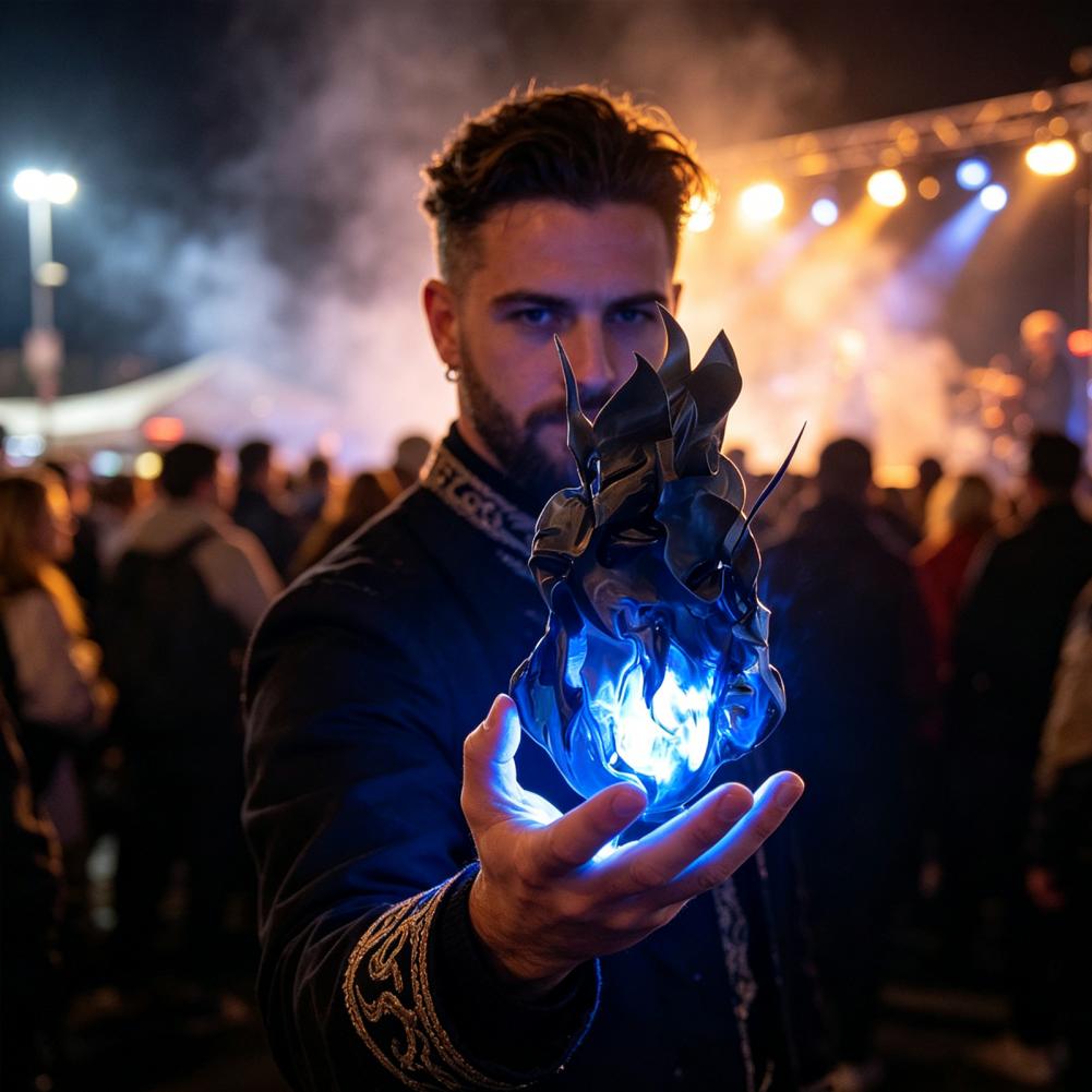 Cosplay Flame Prop - Cosplay Vuurbal Rekwisieten Gloeiend Vlam Effect