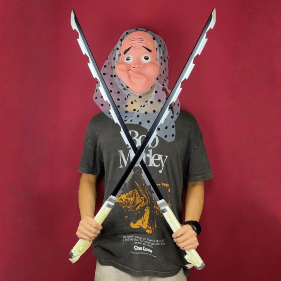 Cosplay Prop Katana - 40 inch Demon Slayer Inosuke Katana