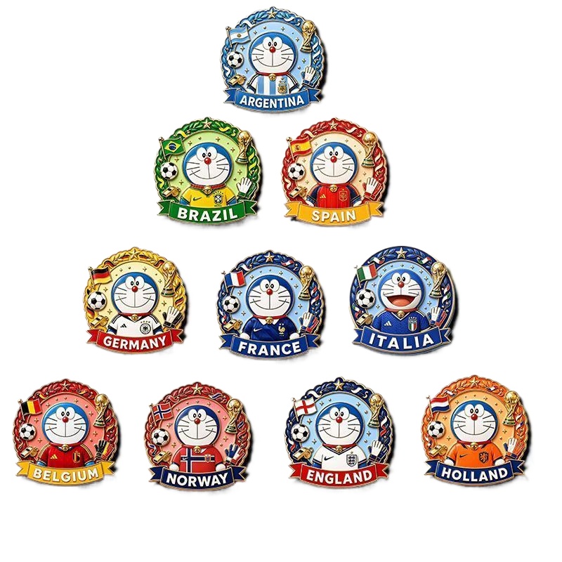 Doraemon World Cup Koelkastmag - Acrylic Cosplay Prop recensie en prijs