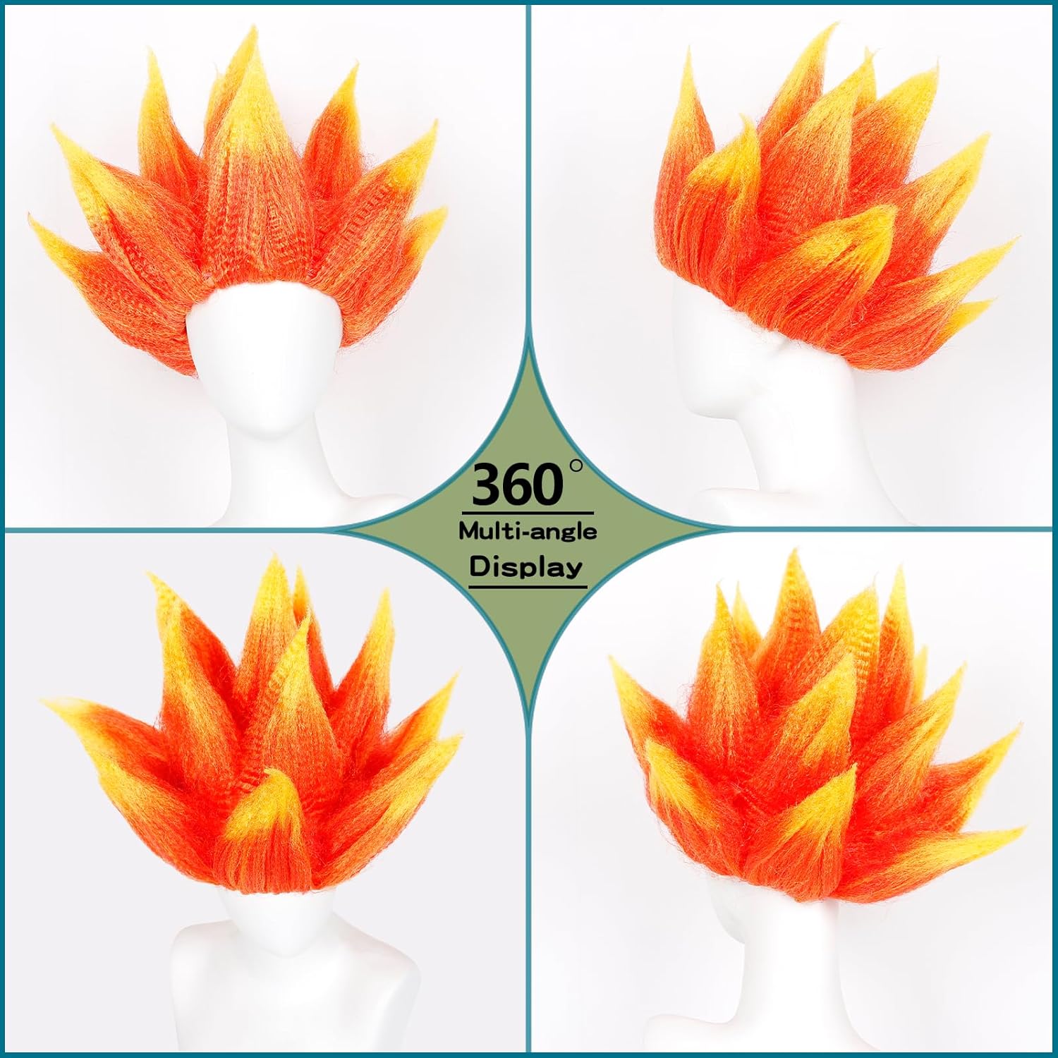 Vlamkostuumpruik Stijlvolle Vl - Cosplay Flame Prop recensie en prijs