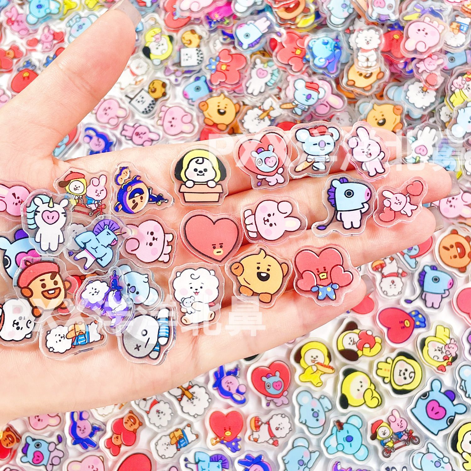 100 stuks BT21 BTS enkellaags  - Cosplay Material For Prop recensie en prijs